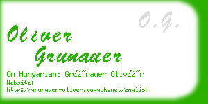 oliver grunauer business card
